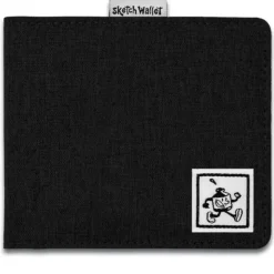 Hot^Inky's Medium Canvas Sketch Wallet - Black - Little Painter Art | Exploring the Endless Possibilities of Art