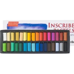 Shop All^Inscribe Soft Pastels - Assorted - Half Size - Pack of 32 - Little Painter Art | Exploring the Endless Possibilities of Art
