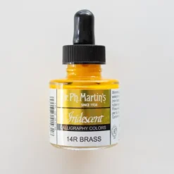 Pigment^Iridescent ink Dr. Ph. Martin's Brass - Little Painter Art | Exploring the Endless Possibilities of Art