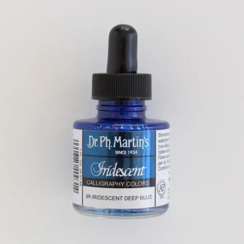 Pigment^Iridescent ink Dr. Ph. Martin's Deep Blue - Little Painter Art | Exploring the Endless Possibilities of Art