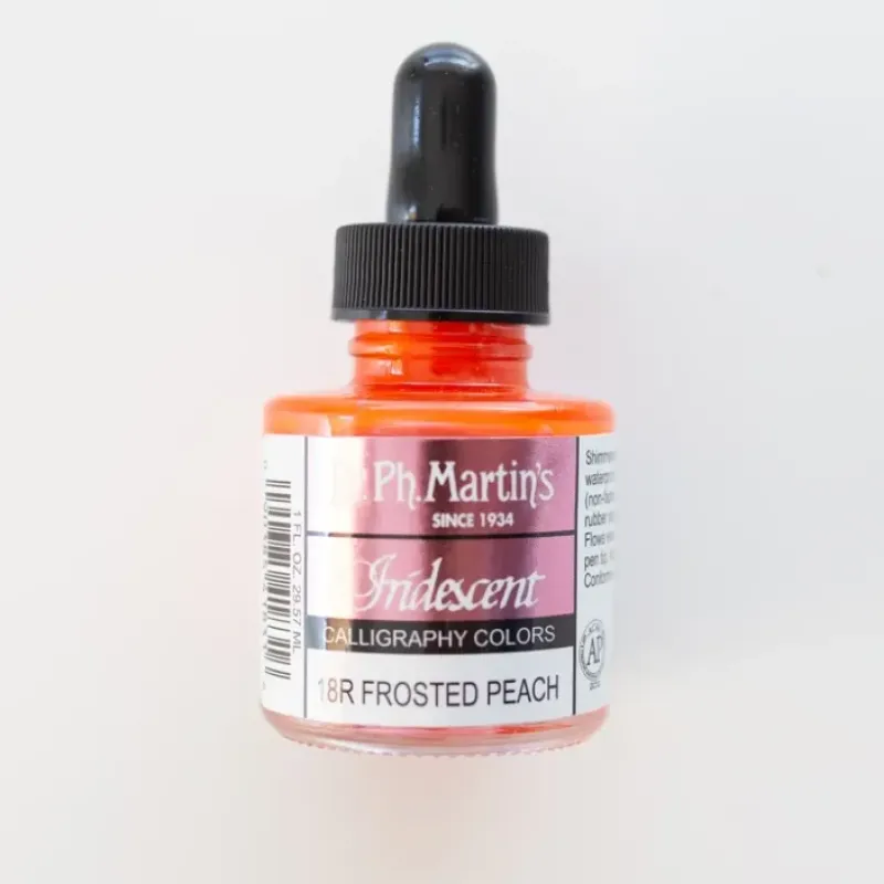 Pigment^Iridescent ink Dr. Ph. Martin's Frosted Peach - Little Painter Art | Exploring the Endless Possibilities of Art