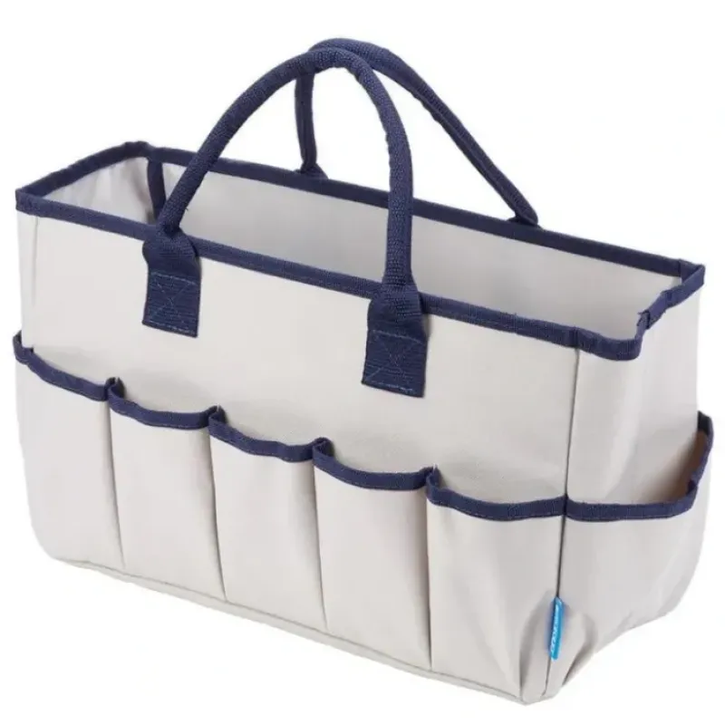Brush^Itoya Profolio Entourage Large Tote Bag - Grey & Navy - Little Painter Art | Exploring the Endless Possibilities of Art