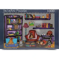Shop All^JaCaRou 1000pc Puzzle - House Cats - Little Painter Art | Exploring the Endless Possibilities of Art