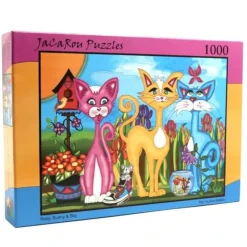 Shop All^JaCaRou 1000pc Puzzle - Rosy, Sunny & Sky - Little Painter Art | Exploring the Endless Possibilities of Art