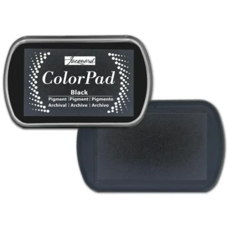 Hot^Jacquard ColorPad Pigment Ink Pad - Black - Little Painter Art | Exploring the Endless Possibilities of Art