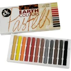 Canvas^Jakar Assorted Earth Colours Pastels - Little Painter Art | Exploring the Endless Possibilities of Art