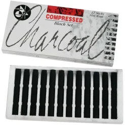 Shop All^Jakar Compressed Charcoal - Black - Set of 12 - Little Painter Art | Exploring the Endless Possibilities of Art