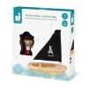 Hot^Janod Bath Toy - Cap'tain Melo & Her Boat - Little Painter Art | Exploring the Endless Possibilities of Art