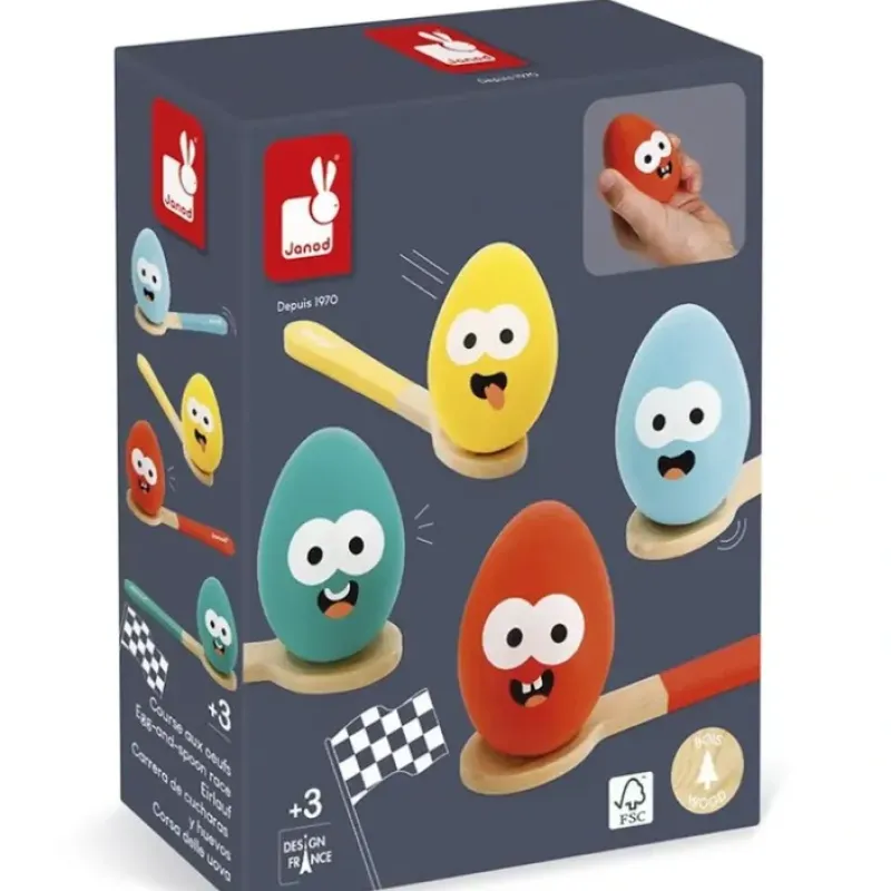 Hot^Janod Egg-And-Spoon Race Game - Little Painter Art | Exploring the Endless Possibilities of Art