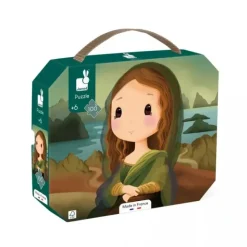 Hot^Janod 100pc Puzzle - Inspired By Leonardo Da Vinci - Little Painter Art | Exploring the Endless Possibilities of Art