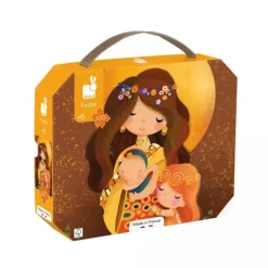 Hot^Janod 100pc Puzzle - Inspired By Klimt - Little Painter Art | Exploring the Endless Possibilities of Art