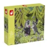 Hot^Janod 500pc Puzzle - Raccoon Bandits - Little Painter Art | Exploring the Endless Possibilities of Art