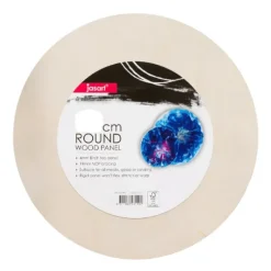 Canvas^Jasart Artist's Round Wood Painting Panels 2.3cm Thick - Little Painter Art | Exploring the Endless Possibilities of Art