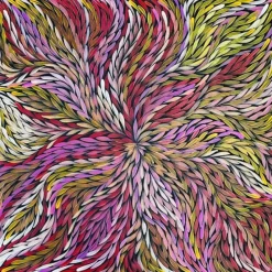 Canvas^Jeannie Petyarre - 3 Aboriginal Artworks - Little Painter Art | Exploring the Endless Possibilities of Art
