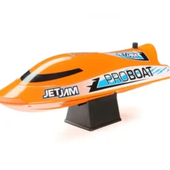 Brush^Jet Jam V2 12" Self-Righting Pool Racer Brushed RTR, Orange - Little Painter Art | Exploring the Endless Possibilities of Art