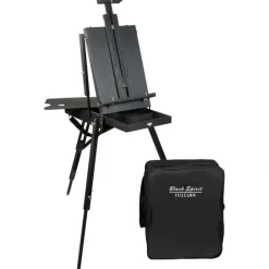 Canvas^Jullian Black Spirit French Easel with Carrying Bag - Little Painter Art | Exploring the Endless Possibilities of Art