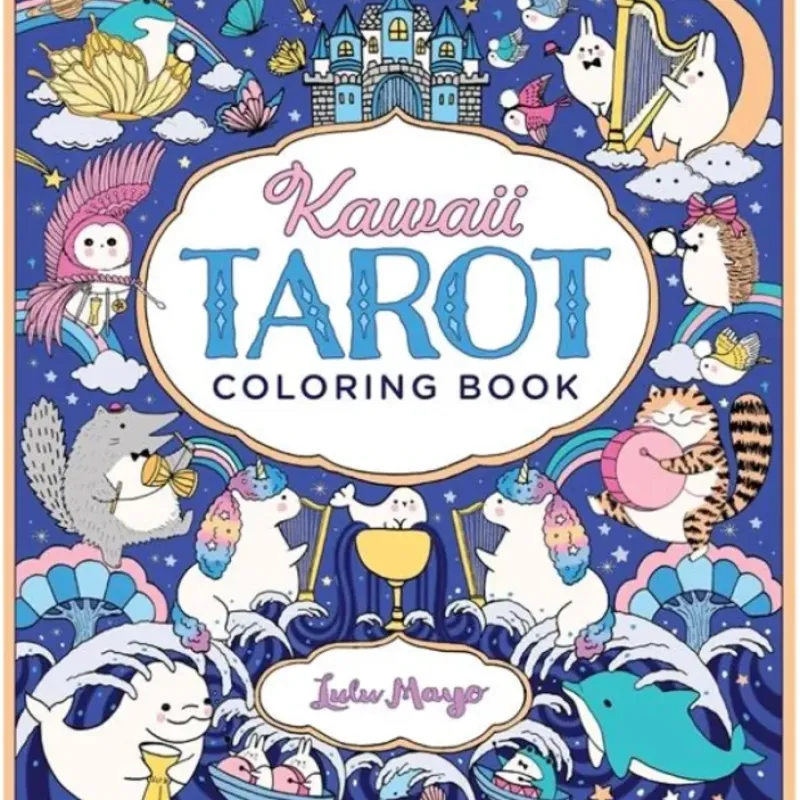 Hot^Kawaii Tarot Coloring Book by Lulu Mayo - Little Painter Art | Exploring the Endless Possibilities of Art