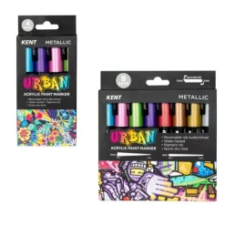 Pigment^Kent Urban Acrylic Paint Marker - Metallic Sets - Little Painter Art | Exploring the Endless Possibilities of Art