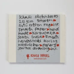 Shop All^Khadi White rag paper Block book 210gr Smooth 40 pages 21x25cm - Little Painter Art | Exploring the Endless Possibilities of Art