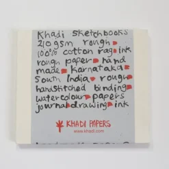 Shop All^Khadi White rag paper Block book 210gr Rough 40 pages 21x25cm - Little Painter Art | Exploring the Endless Possibilities of Art