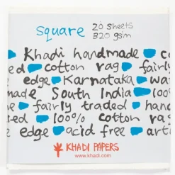 Shop All^Khadi White rag paper 320gr 20 sheets 30x30cm - Little Painter Art | Exploring the Endless Possibilities of Art