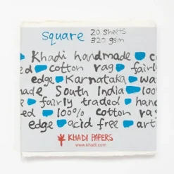 Shop All^Khadi White rag paper 320gr 20 sheets 20x20cm - Little Painter Art | Exploring the Endless Possibilities of Art