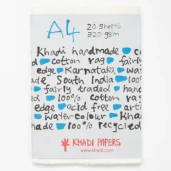Shop All^Khadi White rag paper 320gr 20 sheets 21x30cm - Little Painter Art | Exploring the Endless Possibilities of Art