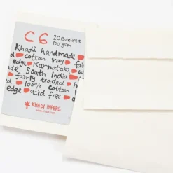 Shop All^Khadi White rag paper 320gr 20 enveloppen 11x16cm - Little Painter Art | Exploring the Endless Possibilities of Art