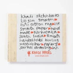 Shop All^Khadi White rag paper Hardback book 32 210gr 40 pages 21x25cm smooth - Little Painter Art | Exploring the Endless Possibilities of Art