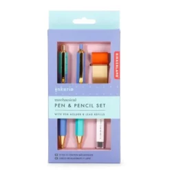 Hot^Kikkerland Ballpoint Pen & Mechanical Pencil Set - Little Painter Art | Exploring the Endless Possibilities of Art