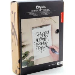Brush^Kikkerland Crafters Brush Lettering Kit - Little Painter Art | Exploring the Endless Possibilities of Art