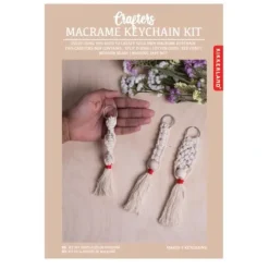 Hot^Kikkerland Crafters Macrame Keychain Kit - Little Painter Art | Exploring the Endless Possibilities of Art