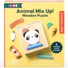 Shop All^Kikkerland Kidoki Animal Mix Up! Wooden Puzzle - Little Painter Art | Exploring the Endless Possibilities of Art
