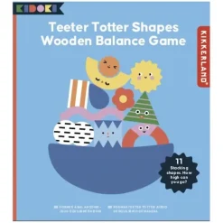 Shop All^Kikkerland Kidoki Teeter Totter Shapes Wooden Balance Game - Little Painter Art | Exploring the Endless Possibilities of Art