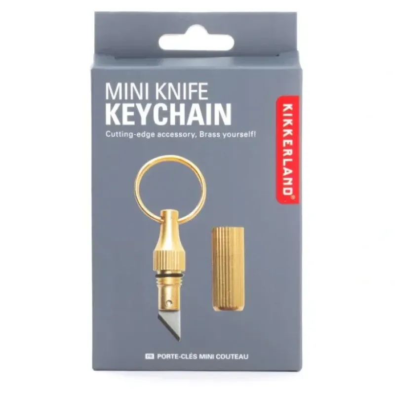 Hot^Kikkerland Mini Knife Brass Keychain - Little Painter Art | Exploring the Endless Possibilities of Art