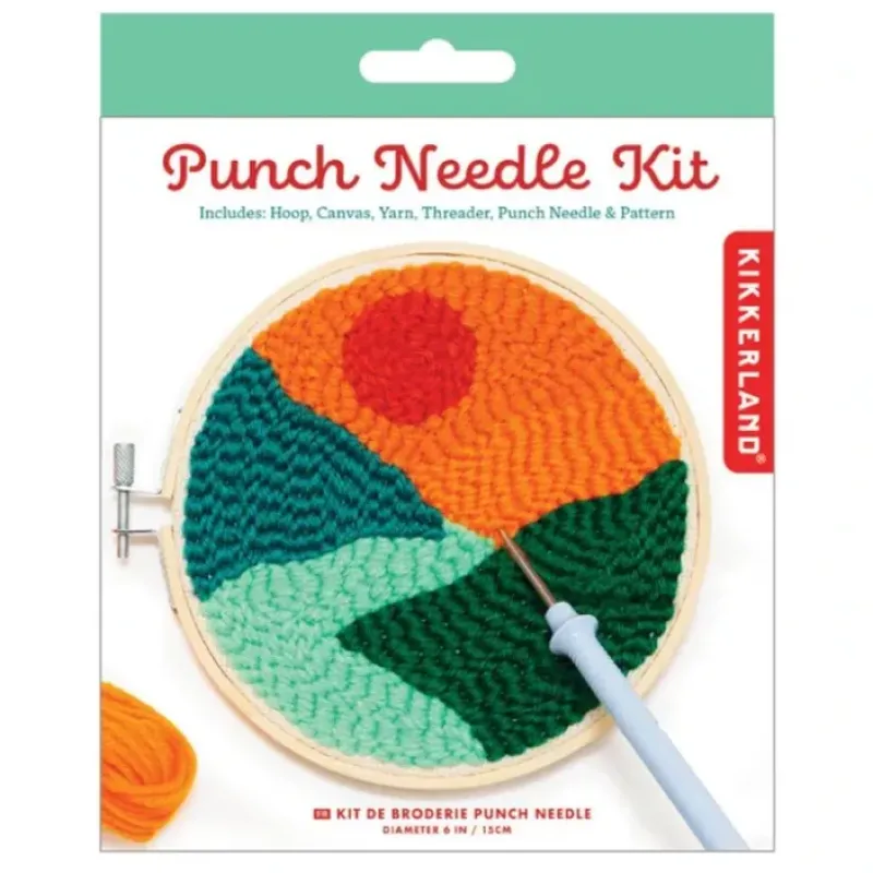 Hot^Kikkerland Mini Punch Needle Kit - Landscape - Little Painter Art | Exploring the Endless Possibilities of Art