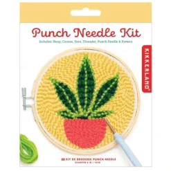 Hot^Kikkerland Mini Punch Needle Kit - Houseplant - Little Painter Art | Exploring the Endless Possibilities of Art