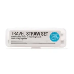 Brush^Kikkerland Reusable Travel Straw Set - Little Painter Art | Exploring the Endless Possibilities of Art