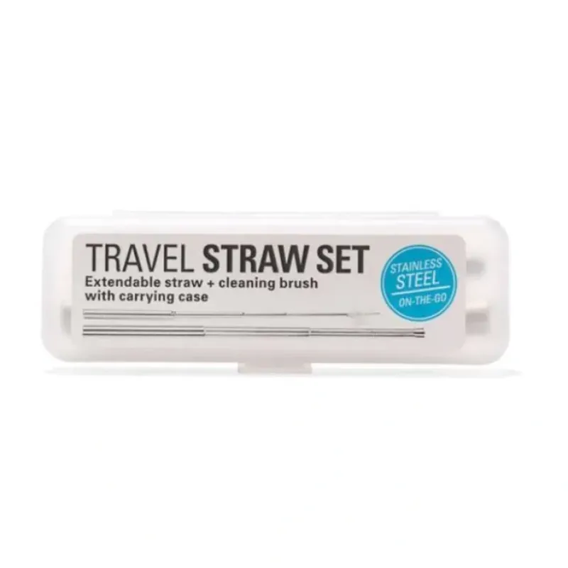 Brush^Kikkerland Reusable Travel Straw Set - Little Painter Art | Exploring the Endless Possibilities of Art