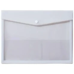 Shop All^King Jim CHEERS! A4 Snap Pouch - White - Little Painter Art | Exploring the Endless Possibilities of Art