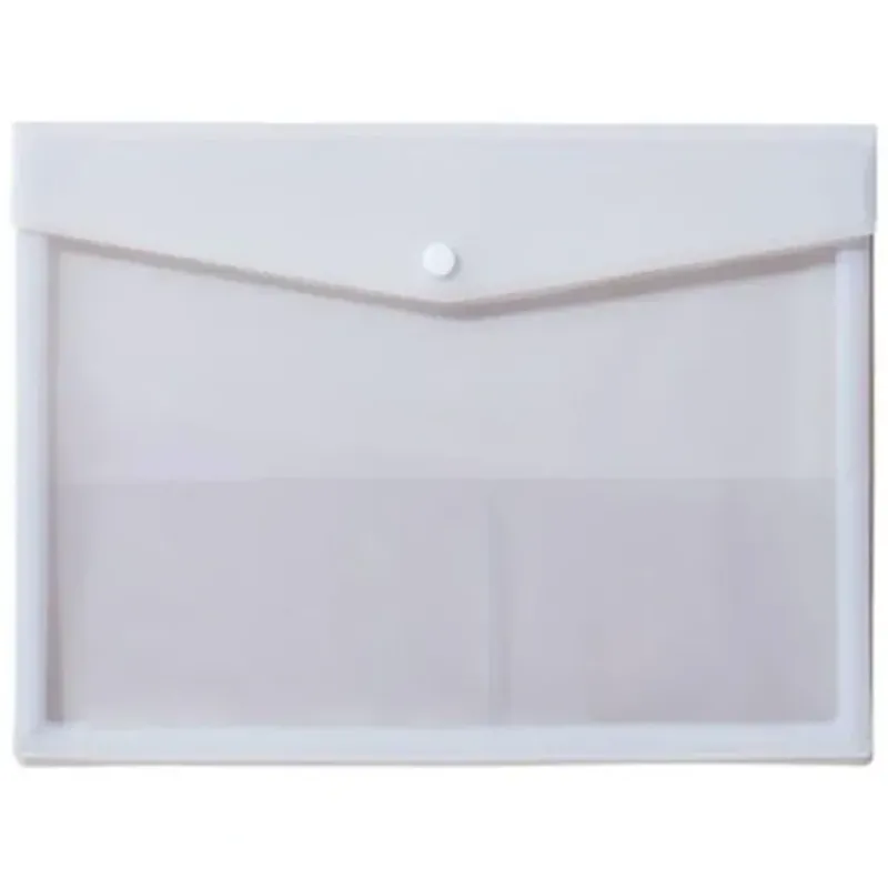 Shop All^King Jim CHEERS! A4 Snap Pouch - White - Little Painter Art | Exploring the Endless Possibilities of Art