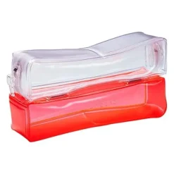 Hot^King Jim CHEERS! Twin Pencil Case - Red & Clear - Little Painter Art | Exploring the Endless Possibilities of Art
