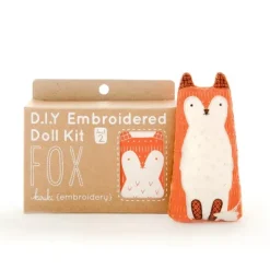 Shop All^Kiriki Press DIY Embroidered Doll Kit - Fox, Level 2 - Little Painter Art | Exploring the Endless Possibilities of Art