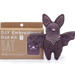 Shop All^Kiriki Press DIY Embroidered Doll Kit - Bat, Level 1 - Little Painter Art | Exploring the Endless Possibilities of Art