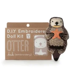 Shop All^Kiriki Press DIY Embroidered Doll Kit - Otter, Level 3 - Little Painter Art | Exploring the Endless Possibilities of Art