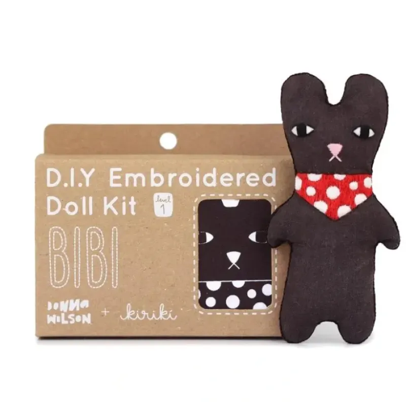 Shop All^Kiriki Press DIY Embroidered Doll Kit - Bibi, Level 1 - Little Painter Art | Exploring the Endless Possibilities of Art