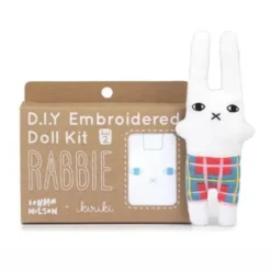 Shop All^Kiriki Press DIY Embroidered Doll Kit - Rabbie, Level 2 - Little Painter Art | Exploring the Endless Possibilities of Art