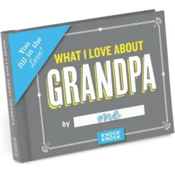 Hot^Knock Knock Fill-In The Love Book - What I Love About Grandpa - Little Painter Art | Exploring the Endless Possibilities of Art
