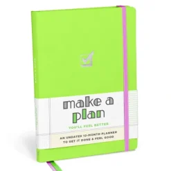 Hot^Knock Knock Undated Planner & Weekly Agenda - Make A Plan - Little Painter Art | Exploring the Endless Possibilities of Art