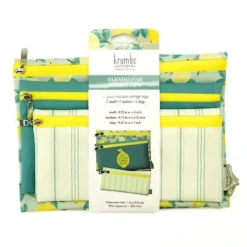 Hot^Krumbs Kitchen Farmhouse Fresh Zip Bags 3pk, Assorted - Little Painter Art | Exploring the Endless Possibilities of Art